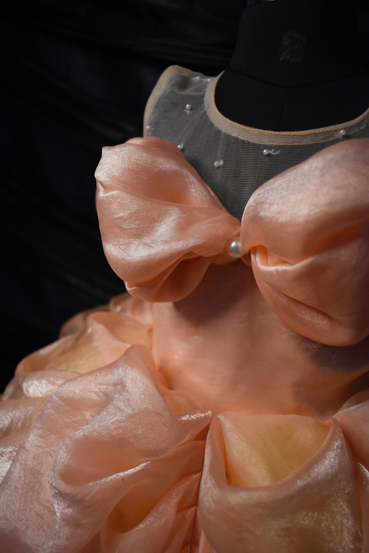 Peach and Sunshine Yellow Dress