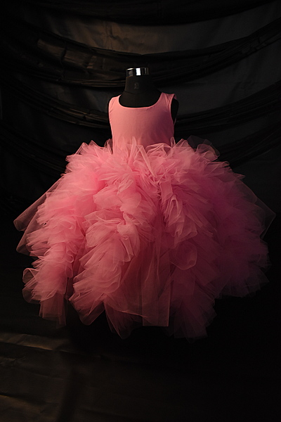 Cotton-Candy Pink Tulle Dress