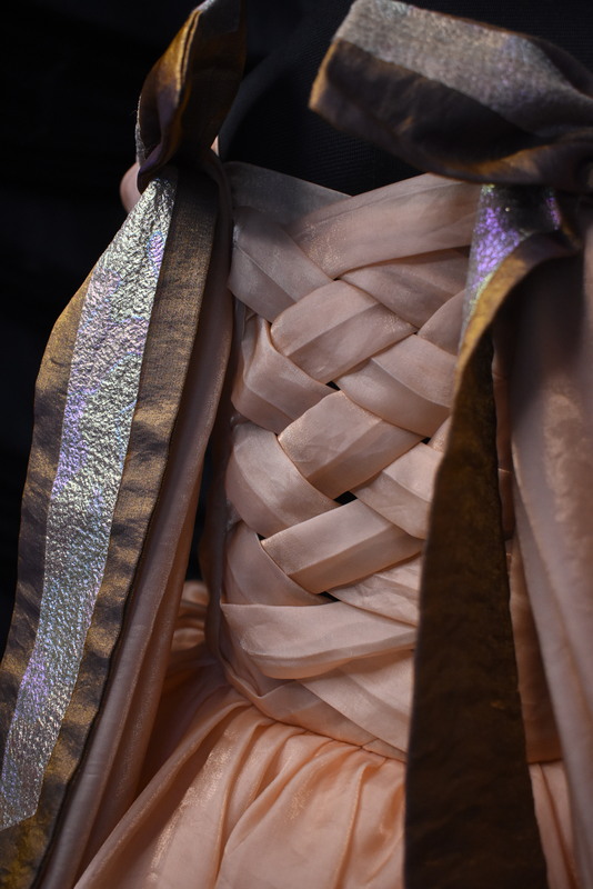 Opulent Blush Silk Dress