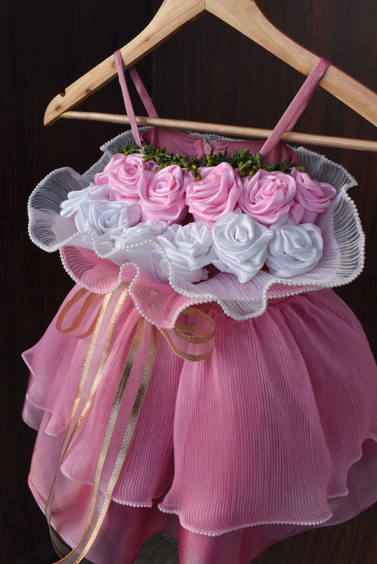 Rose Pink Twirl Party Dress