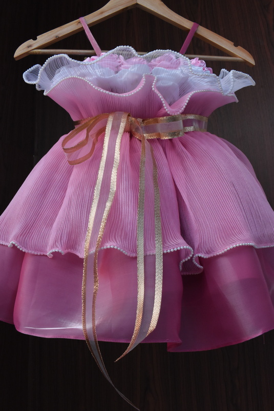 Rose Pink Twirl Party Dress