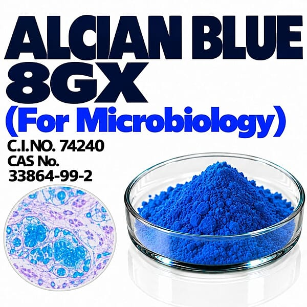 ALCIAN BLUE 8GX (For Microbiology) (C.I.NO.74240) / CAS 33864-99-2