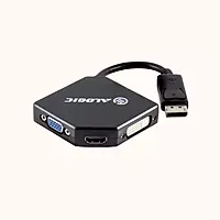 ALOGIC 3-in-1 DisplayPort to HDMI DVI VGA Adapter - Male to 3-Female | DP-VGDVHD-ADP