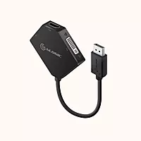 ALOGIC 3-in-1 DisplayPort to HDMI DVI VGA Adapter - Male to 3-Female | DP-VGDVHD-ADP