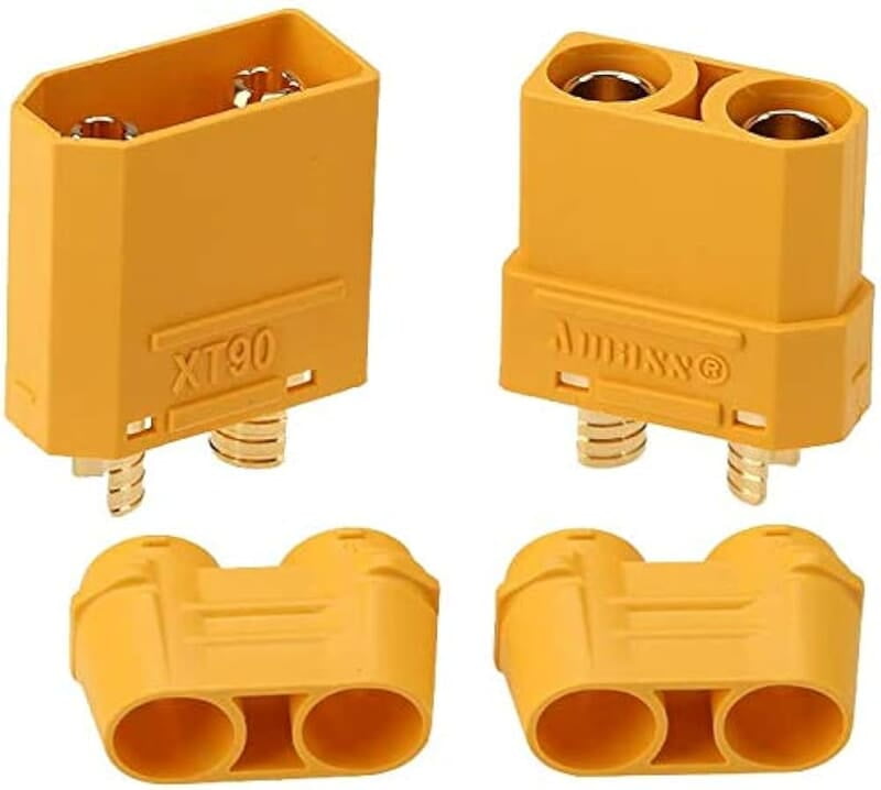 Amass XT90H Male & Female Connector 1 Pair with Housing-(1 set) Amass XT90H Male & Female Connector 1 Pair with Housing-(1 set)