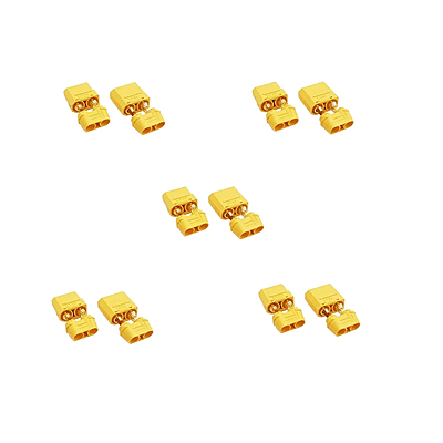 Amass XT90H Male & Female Connector 1 Pair with Housing-(1 set) Amass XT90H Male & Female Connector 1 Pair with Housing-(1 set)