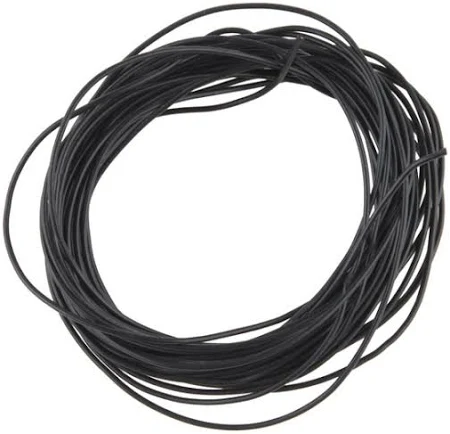 AMASS- SILICONE WIRE-28AWG-BLACK 1M