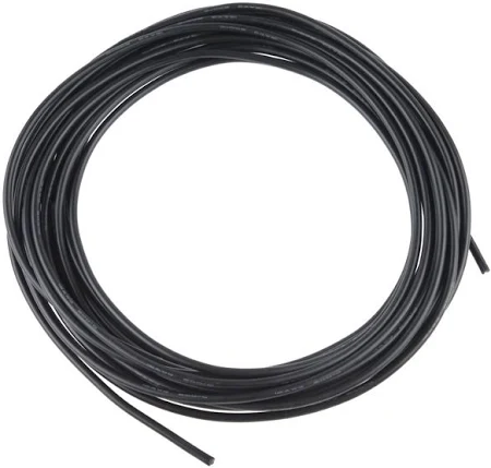 AMASS- SILICONE WIRE-28AWG-BLACK 1M