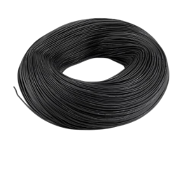 AMASS 24AWG SILICONE WIRE BLACK 1M