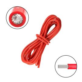 AMASS- SILICONE WIRE-28AWG-RED 1M