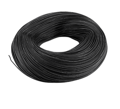 AMASS- SILICONE WIRE-28AWG-BLACK 1M