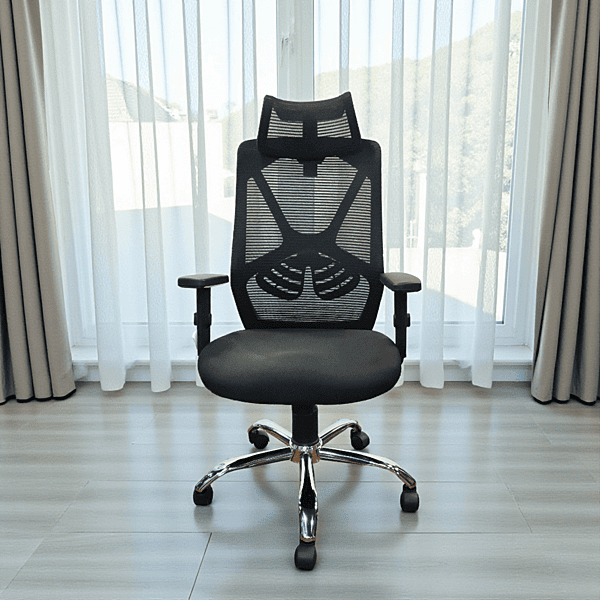 AMM Yans Mesh High Back Chair Chrome Base||||Office Chair