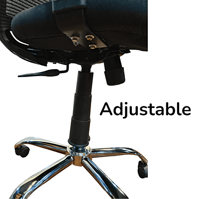 AMM Yans Mesh High Back Chair Chrome Base||||Office Chair