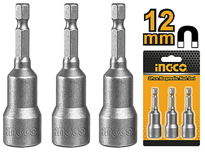 INGCO 3 Pcs Impact Magnetic Nut Set AMN1231 INGCO 3 Pcs Impact Magnetic Nut Set AMN1231