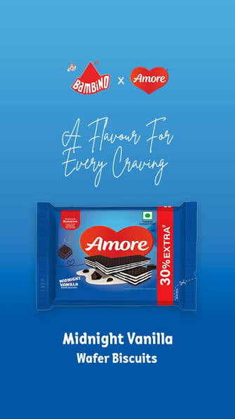 AMORE WAFER VANILLA 28G