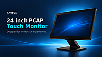 PCAP Touch Monitor 24 inch IPS Full HD with HDMI/VGA & USB Touch