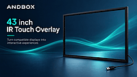 IR Touch Overlay 43 inch Glass-Free Infrared Touch Frame (USB) IR Touch Overlay 43 inch Glass-Free Infrared Touch Frame (USB)