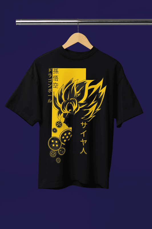 Anime Printed oversized t-shirt