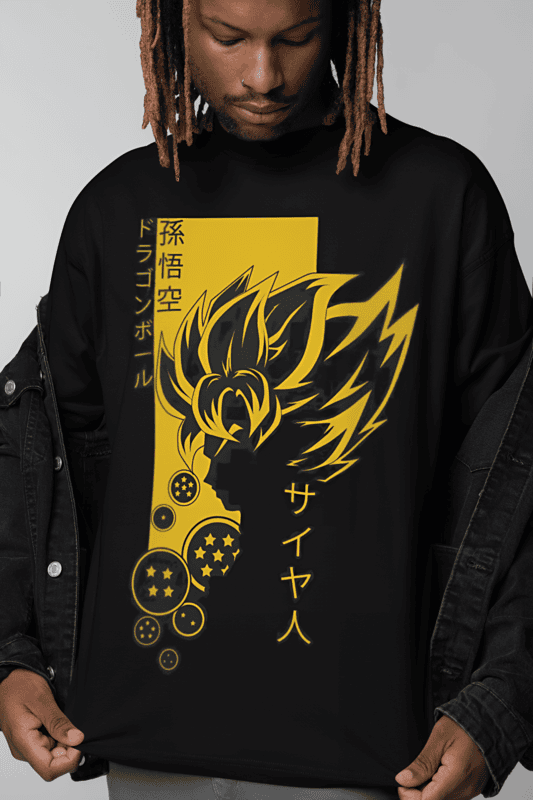 Anime Printed oversized t-shirt