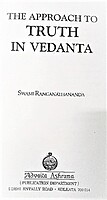 The Approach to Truth in Vedanta