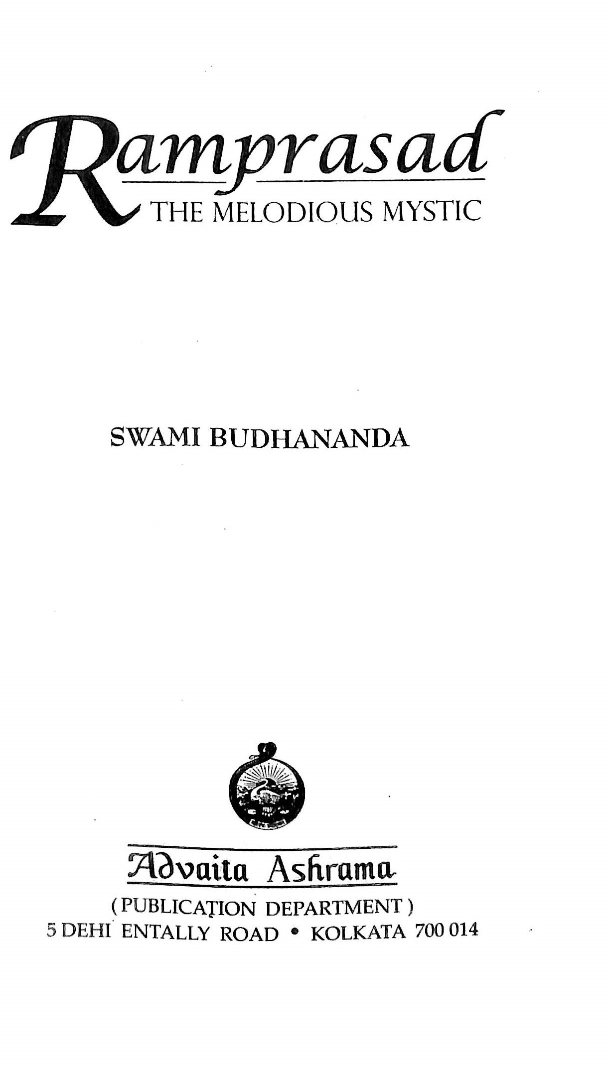 Ramprasad: The Melodious Mystic