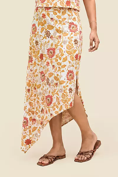 Women's Asymmetrical Wrap Skirt