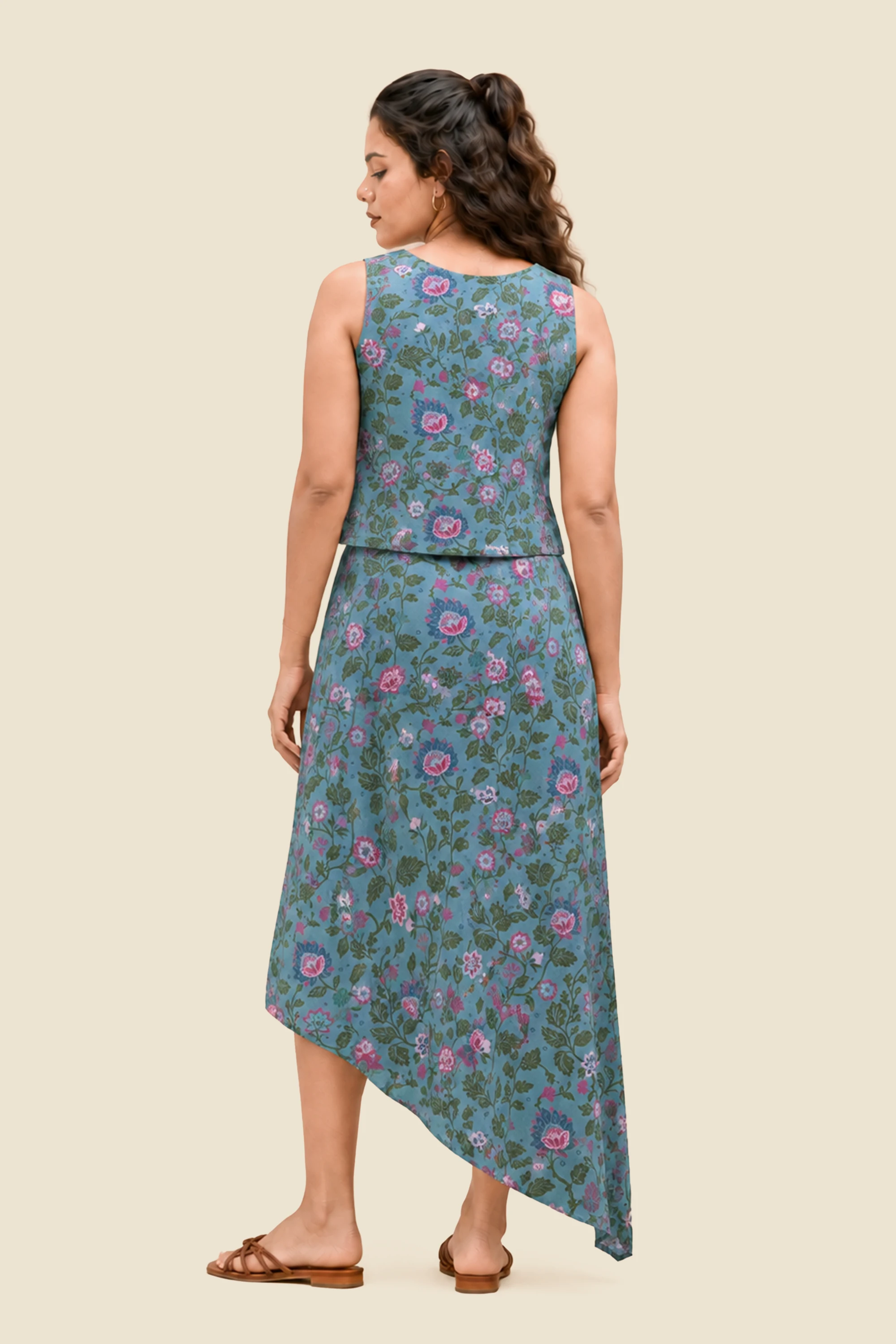 Women's Asymmetrical Wrap Skirt