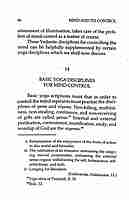 The Mind and Its Control