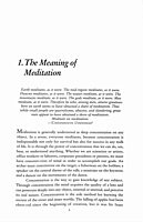 Meditation and its Practices