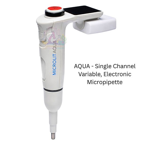 AQUA - Single Channel Variable, Electronic Micropipette