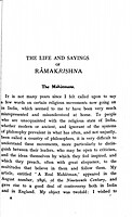 Ramakrishna: His Life and Sayings