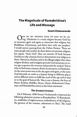 Approaching Ramakrishna