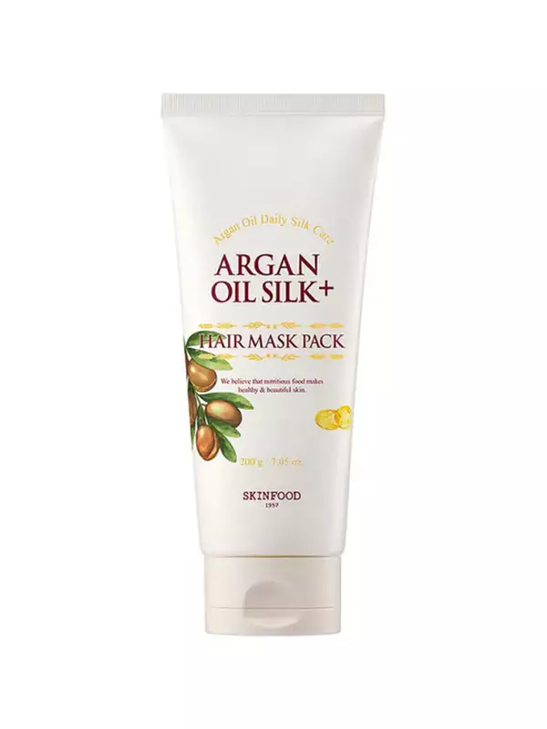 SKINFOOD - ARGAN OIL SILK PLUS HAIR MASK PACK