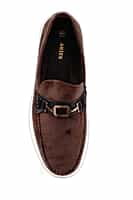 ARIES Velvet Slip-On Loafers for Men