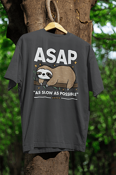Be Lazy oversized t-shirt