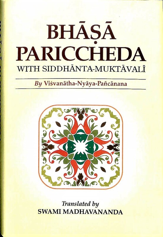 Bhasha Pariccheda: of Vishwanath Nyayapanchanan Bhasha Pariccheda: of Vishwanath Nyayapanchanan