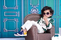 Fabric Baby Backdrop - The Royal Green Wall - 5x7 Feet