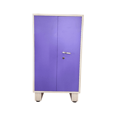 ASI SC-06 Small Cupboard With Locker|54X30X17|Nickel Purple||Wardrobe