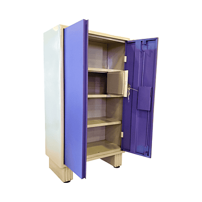 ASI SC-06 Small Cupboard With Locker|54X30X17|Nickel Purple||Wardrobe