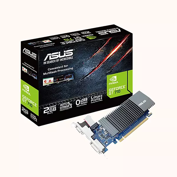 ASUS GT710 2GB GDDR5 64-Bit 0db Graphics Card