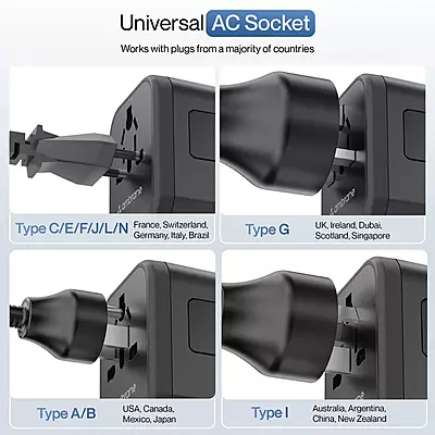 Ambrane ATA-01 Universal Travel Adapter
