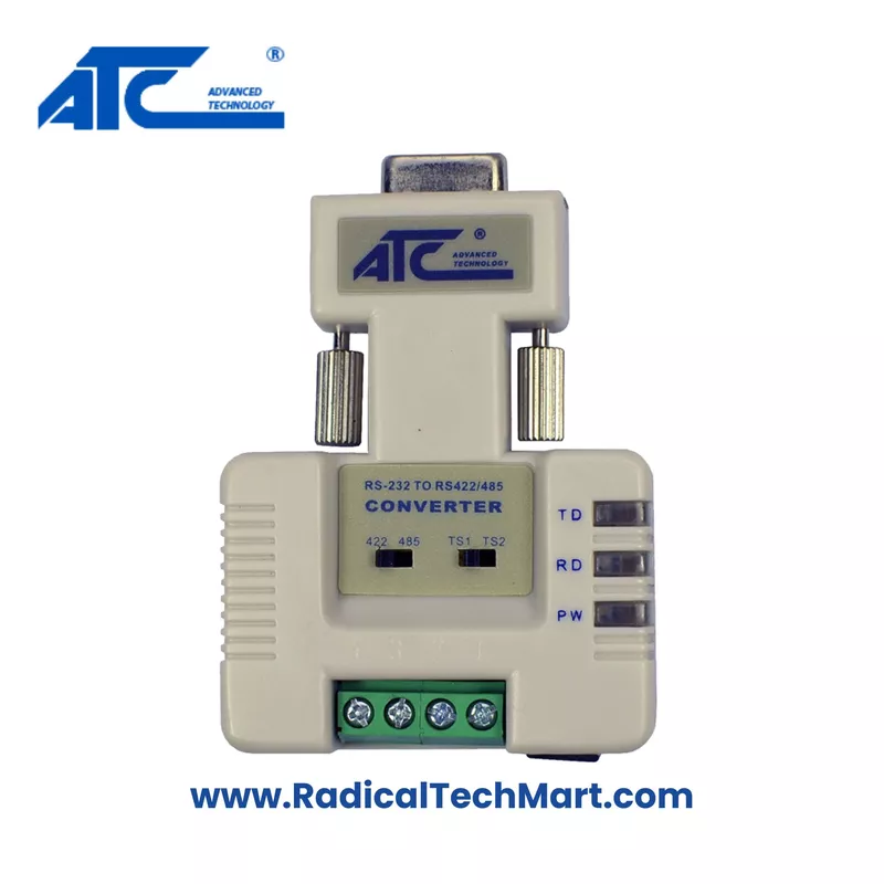 ATC-105 RS-232 to RS-485/RS-422 Photoelectric Isolation Interface Converter