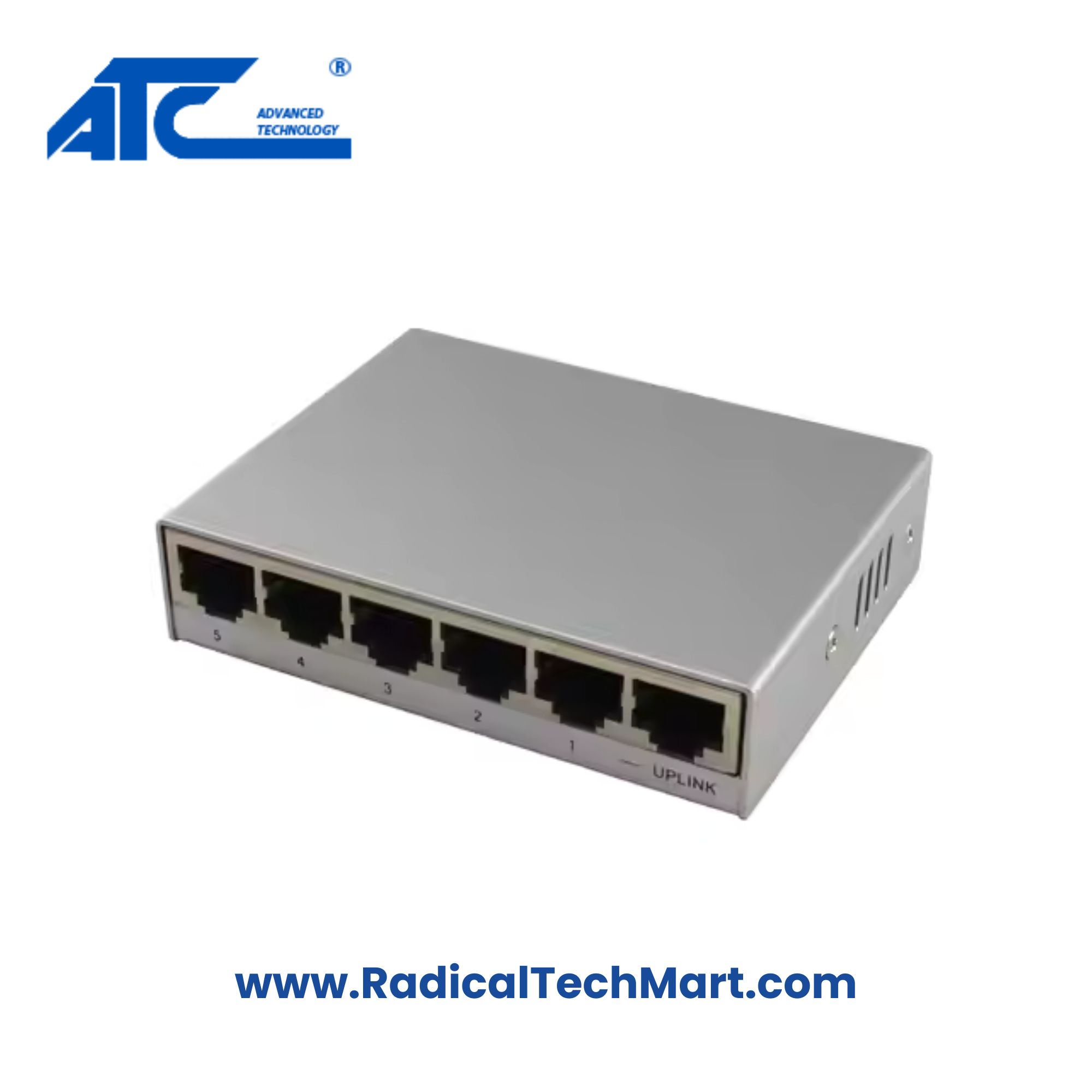 ATC-1204 RS-485 Bus Split Hub with 4 Ports and Surge Protection