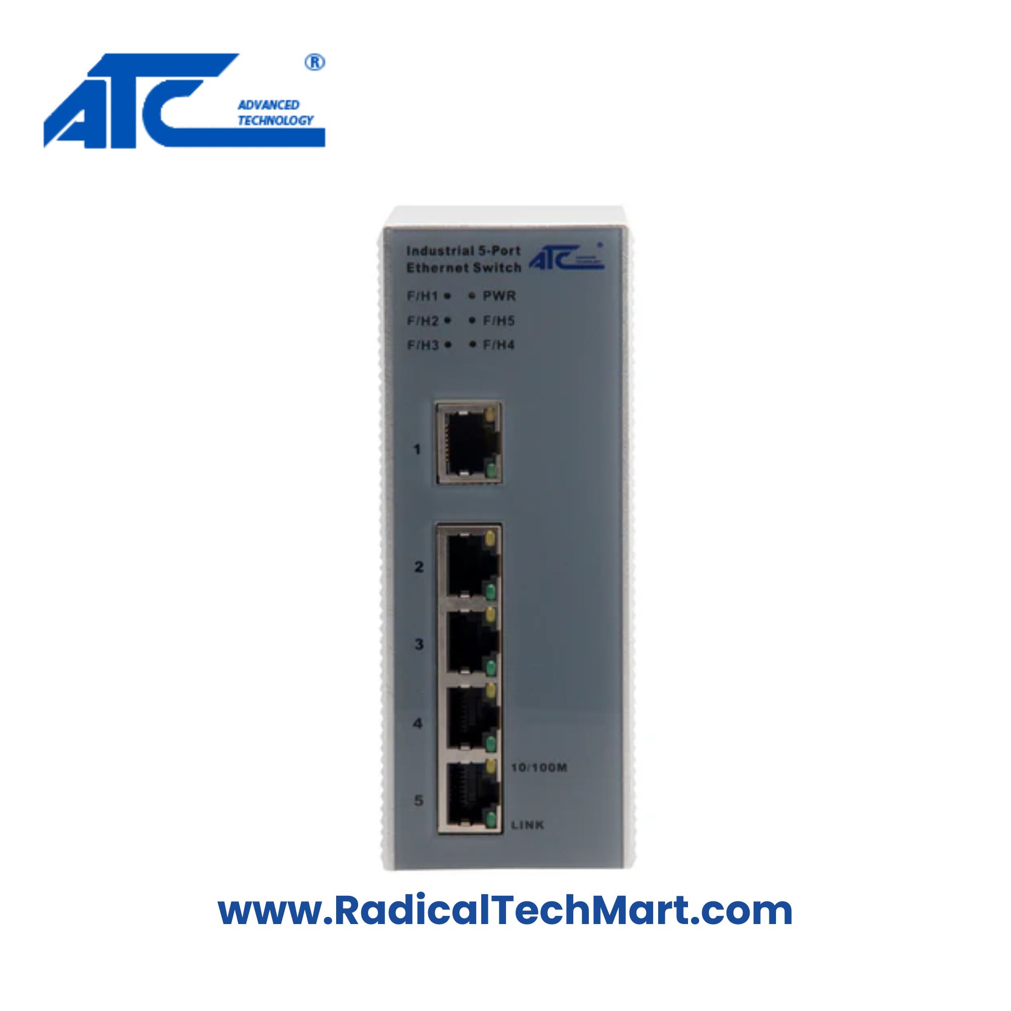 ATC-405 Managed Industrial Ethernet Switch with 5 Ports