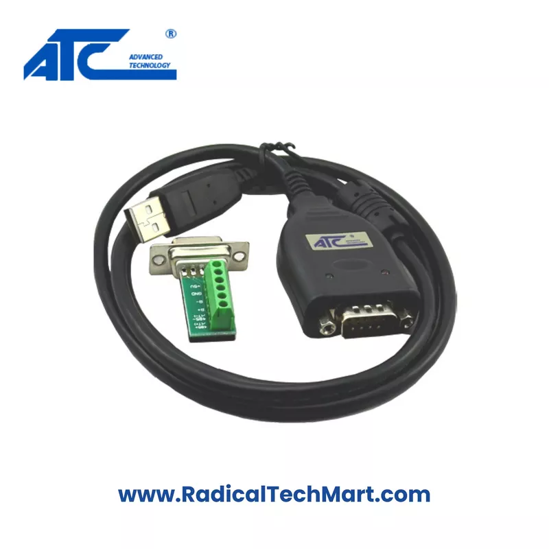 ATC-840 USB to RS422 Converter with DB9 and Mini-B USB Connector