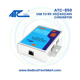 ATC-850 High-Speed USB to RS-232/422/485 Converter with Isolation and Surge Protection