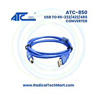 ATC-850 High-Speed USB to RS-232/422/485 Converter with Isolation and Surge Protection
