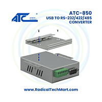 ATC-850 High-Speed USB to RS-232/422/485 Converter with Isolation and Surge Protection