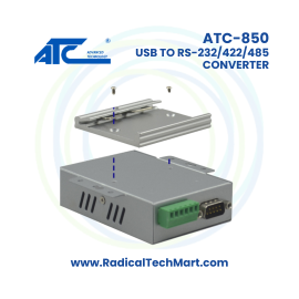 ATC-850 High-Speed USB to RS-232/422/485 Converter with Isolation and Surge Protection