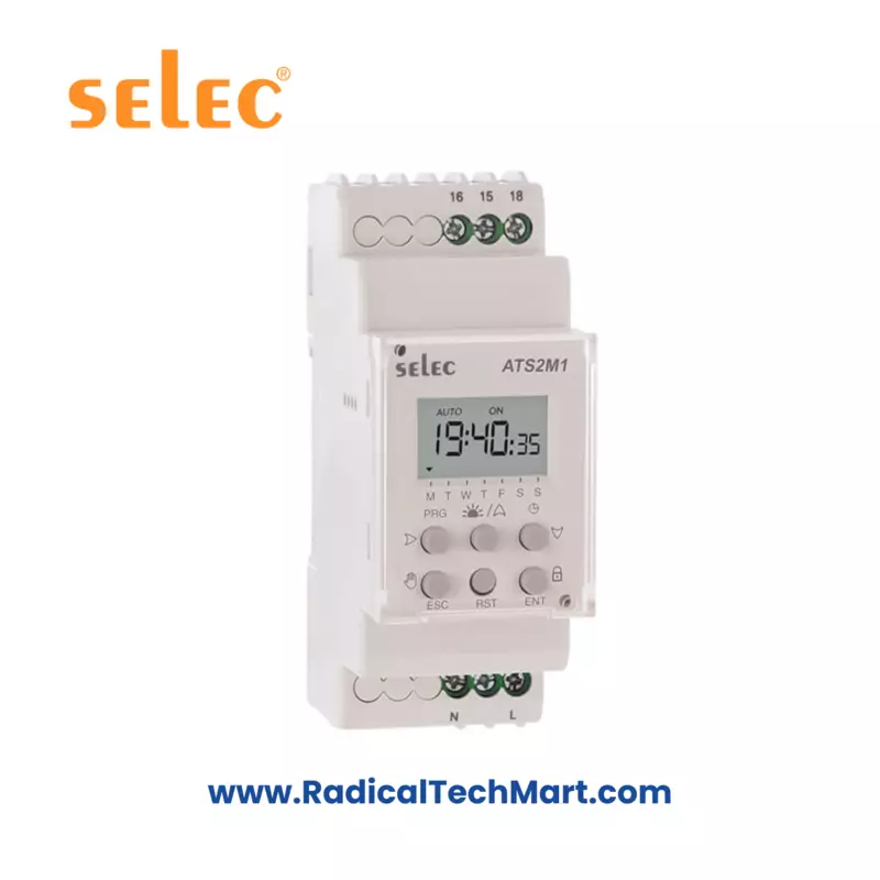 Selec ATS2M1-1-16A 1 Channel Astronomical Time Switch